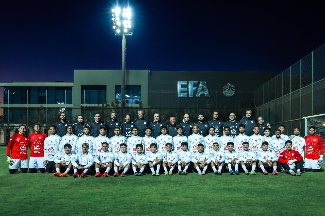 حسام وإبراهيم حسن يزوران معسكر منتخب مصر مواليد ٢٠٠٧ 2 132